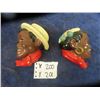 Image 1 : 2 Black Americana Chalkware