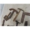 Image 2 : 12 Old Tools; Nail Puller, Drills and other Various tools
