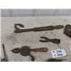 Image 8 : 12 Old Tools; Nail Puller, Drills and other Various tools