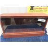 Image 1 : Wood & Glass Counter Display Case out of General Store 11" x 22" x 7"