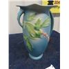 Image 2 : Roseville Blue Pottery Vase 10.5" Tall