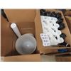 Image 1 : 3 Large Boxes of Brew Making Equipment; Carbine, Filters, Hoses, Bottles, Pails