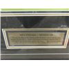Image 2 : Milt Stegal Framed Picture of # 138+139 Touchdowns Autographed with Certificate 19" x 27"  & 2 WPG B