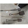 Image 1 : 4 Hand Yard Tools; Fork , Shovel & 2 Spades