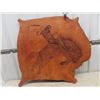 Image 1 : Art on Leather 36" x 39"