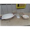 Image 1 : Enamelware White with Red - Some Good- Some Rough