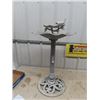Image 1 : Metal Bird Bath 32" Tall 18" Wide