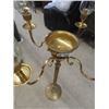 Image 2 : Floor Model Brass Candle Holder 46" Tall