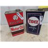 Image 1 : 2 - 1 Gal Oil Cans; 1) Tidex, 1) Bulldog