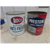 Image 1 : 2- 1 Gal Antifreeze Cans; 1) Roco, 1) Prestone