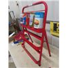 Image 2 : Oil Rack Stand- Fits 15 Cans- Comes with 5 Oil Cans; 2 Motomaster, BA, Shell, SAfeway