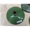 Image 2 : 3 Porcelain Light Fixture Shades; 2) 12", 1) 14"