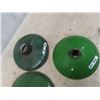 Image 3 : 3 Porcelain Light Fixture Shades; 2) 12", 1) 14"