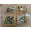 Image 1 : 4 Vintage Johnson Calendar Toppers 8" x 9"