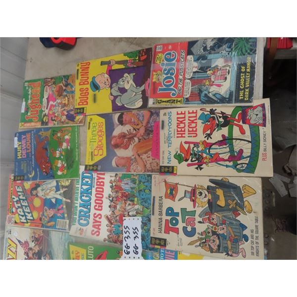 23 Comics 12 Cent + Up; Archie, Gold Key, DC, Cracked plus more