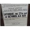 Image 3 : 1928 Vintage Auction Poster 25.5" x 37"
