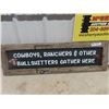 Image 1 : B.S. Slogan 11" x 38"