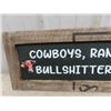 Image 2 : B.S. Slogan 11" x 38"