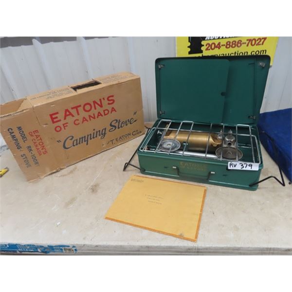 Eaton's Camping Stove in Box- New Old Stock