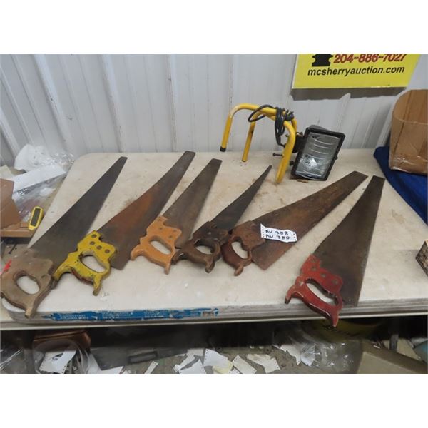 6 Saws & Halogen Light