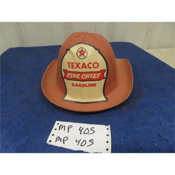 Vintage Texaco Gas Station Child's Fireman Hat