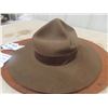 Image 2 : Boy Scout Leader Felt Stetson Hat with Storage Press Holder