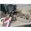 Image 2 : Garbage Can, Bungy Cords, Lawn Mower Blades Clock plus more