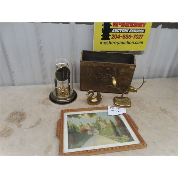 Anniversary Clock, Brass Ornaments, Ornate Letter Box