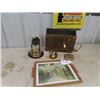 Image 1 : Anniversary Clock, Brass Ornaments, Ornate Letter Box