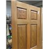 Image 2 : 2 Solid Oak Doors; 1) 29.5" x 79" , 1) 80" x 24"