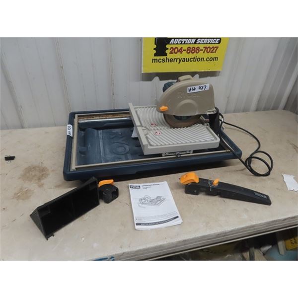 Ryobi Power Wet Tile Saw with Stand