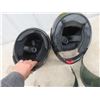 Image 4 : 2 Motorcycle Helmets with Shields DOT Approved Both XL