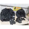 Image 1 : Motorcycle Jacket Joe Rocket Sz XL, Ladies Large Power Trip Jacket, Gloves & Harley Boots Sz 8,Weath
