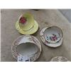 Image 3 : 7 China Cup + Saucer Pairs; Royal Grafton, Roslyn, Occupied Japan, Taylor + Kent, Phoenix, plus