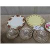 Image 3 : Royal Albert, Colclough - Various Patterns - Cup + Saucer Pairs , Plates, Trays