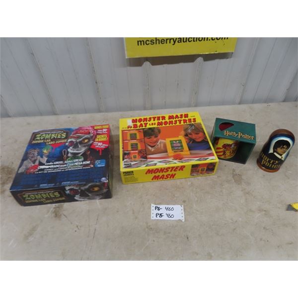 Zombie & Monster Mash Complete Games + Harry Potter Cup