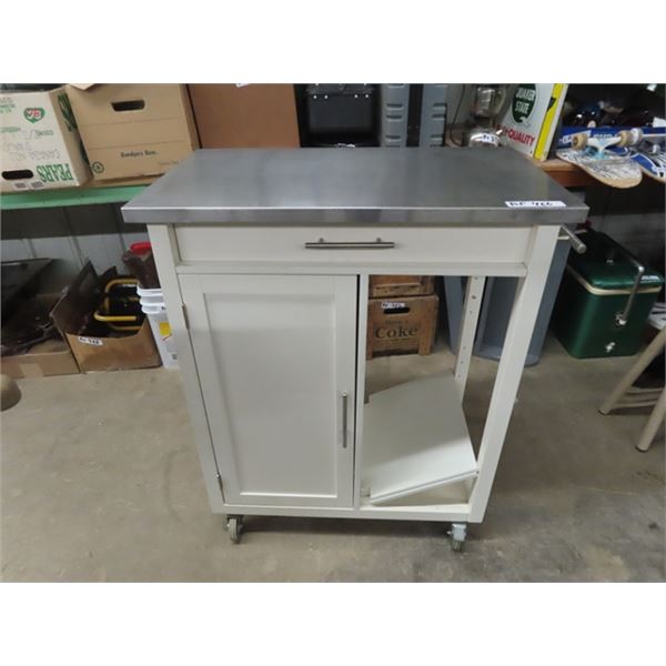 Microwave Stand with Stainless Steel Top 36" x 29" X 18"