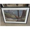 Image 1 : Framed Wolf Painting 30" x 42"