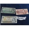 Image 1 : 3 Canadian Paper Bills - Mint Crisp; 1967 $1, 1973 $1, 1986 $2