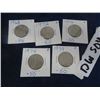 Image 1 : 5 -50Cent Coins ; 1968, 1972, 1974, 1976, 1979