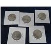 Image 3 : 5 -50Cent Coins ; 1968, 1972, 1974, 1976, 1979