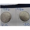 Image 2 : 5 - 1986- 50Cent Coins