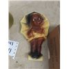 Image 3 : Spaghetti Mid Century Lamp & Black Americana Chalkware