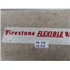 Image 2 : Firestone Metal Radiator Hose Sign 6"x 36"