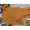 Image 3 : Moccassin SZ 10 & Leather Tanned Hide 28"x44"