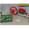 Image 1 : New Lufkin Measuring Wheel, 3 Piece Shovel, Planters