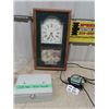 Image 1 : Clock, Cash Box with Key, Oster Power Massager