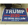 Image 1 : Trump Flag 2020 No More B.S. 35" x 60"  & Canadian Flag 26" x 52"
