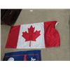 Image 2 : Trump Flag 2020 No More B.S. 35" x 60"  & Canadian Flag 26" x 52"
