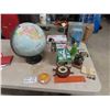 Image 1 : Globe, Electric Scissors, AC 12 V Converter, Coffee Grinder Display, Hawaian Hula Dancing Girl
